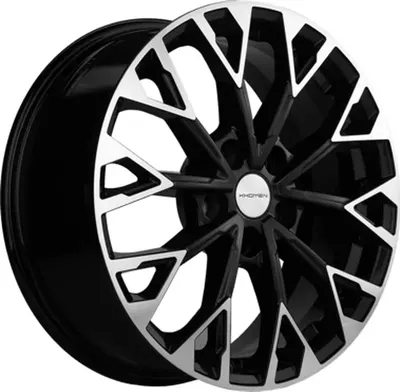 Литой диск Khomen KHW1718 Kuga/Focus/Volvo 17x7" 5x108мм DIA 63.3мм ET 50мм (Black FP)