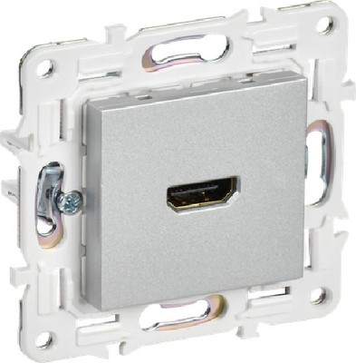 Розетка IEK Skandy SK-H10-K23 (серебристый)