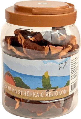 Лакомство для собак Nord Farm Сэндвичи из ягненка с яблоком / NF-TR026 (800г)