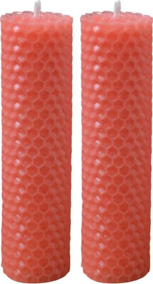 Набор свечей Ozarich Декоративные / Н6 (2шт, розовый)
