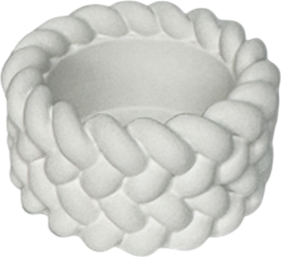 Подсвечник Ozarich Плетенка гипсовый / ГП1