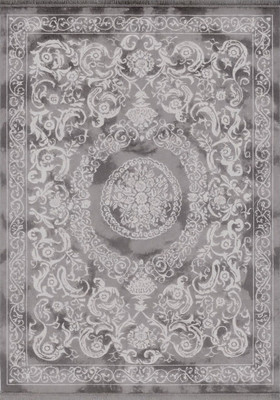 Ковер Radjab Carpet Амаль Прямоугольник 0916A (2x4, Grey/Cream)