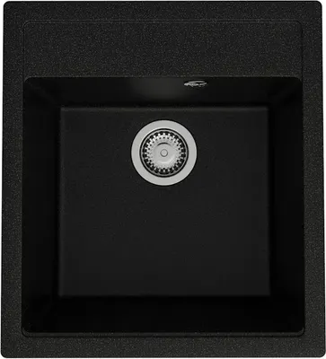 Мойка кухонная Teymi Lori Mini 46х51 / T120128 (черный матовый)