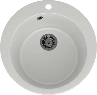 Мойка кухонная Teymi Lori Midi 51х51 / T120125 (белый матовый)