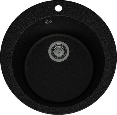 Мойка кухонная Teymi Lori Midi 51х51 / T120124 (черный матовый)