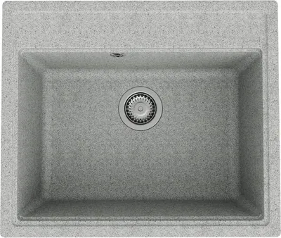 Мойка кухонная Teymi Lori Maxi 60х51 / T120122 (серый матовый)