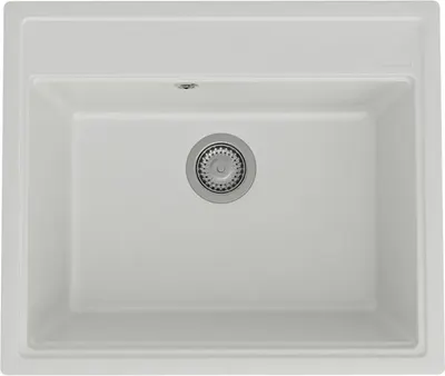 Мойка кухонная Teymi Lori Maxi 60х51 / T120121 (белый матовый)
