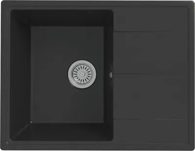 Мойка кухонная Teymi Hanna Smart 62х48 / T120112 (черный матовый)
