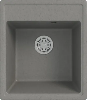 Мойка кухонная Teymi Helmi Smart 42х48 / T120110 (серый матовый)