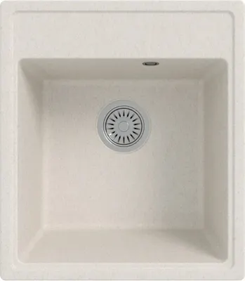 Мойка кухонная Teymi Helmi Smart 42х48 / T120109 (белый матовый)