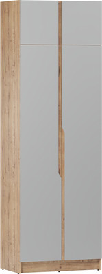 Шкаф Eligard Aura 2Da (дуб вотан/дымчатый алмаз)