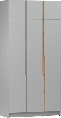 Шкаф Eligard Aura 3Dа (дымчатый алмаз)