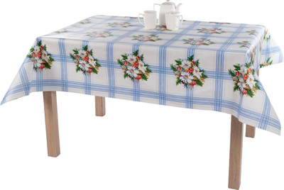 Скатерть Stolima Napco Ромашки Кол.1М Синий 4017 (110x130)
