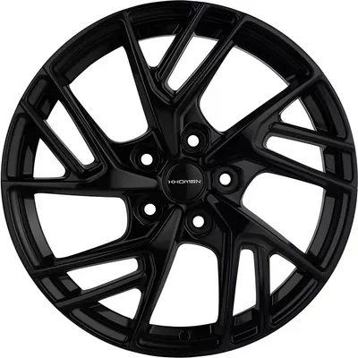 Литой диск Khomen KHW1722 Tiguan/Karoq 17x6.5" 5x112мм DIA 57.1мм ET 38мм (Black)