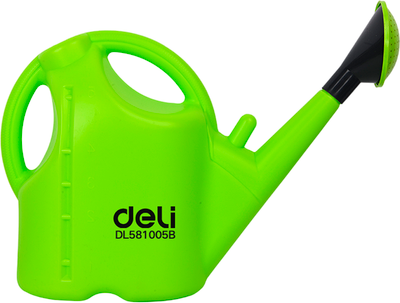 Лейка садовая Deli EDL581005B (5л, зеленый)