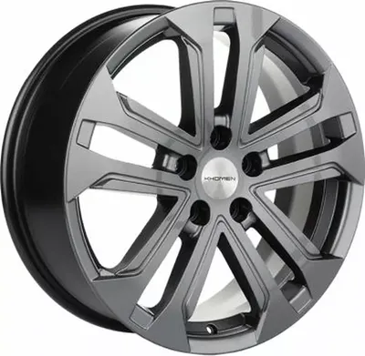 Литой диск Khomen KHW1803 Outlander 18x7 5x114.3мм DIA 67.1мм ET 38мм Gray