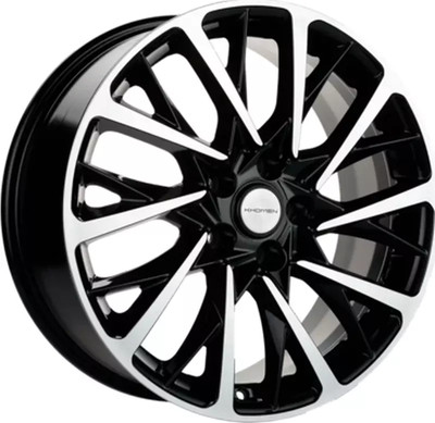 Литой диск Khomen KHW1804 Chery Tiggo 3/Pro 18x7.5" 5x108мм DIA 60.1мм ET 45мм (Black FP)