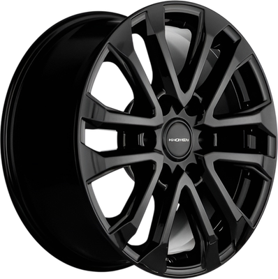 Литой диск Khomen KHW1805 Tank 300/500 18x7.5" 6x139.7мм DIA 100.1мм ET 36мм (Black)