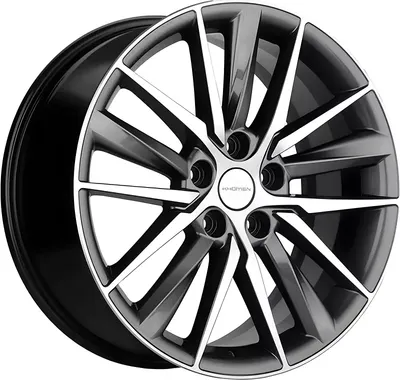 Литой диск Khomen KHW1807 Camry New 18x8" 5x114.3мм DIA 60.1мм ET 50мм Gray FP