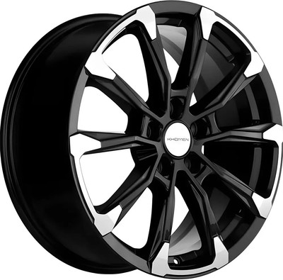 Литой диск Khomen KHW1808 Jolion 18x7.5" 5x114.3мм DIA 66.5мм ET 37мм Black FP