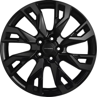 Литой диск Khomen KHW1809 Omoda C5 18x7" 5x108мм DIA 60.1мм ET 33мм (Black)