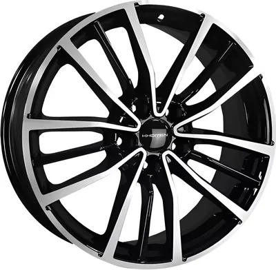 Литой диск Khomen KHW1812 Exeed TXL 18x7" 5x108мм DIA 65.1мм ET 36мм Black FP