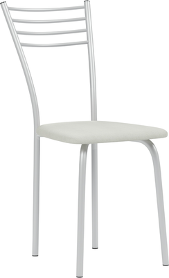 Стул Mio Tesoro Сигма (молочный/металлик)