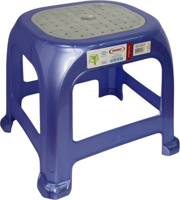 Табурет пластиковый Русспласт Симпатия РП-312гол (голубой перламутр/белый перламутр)