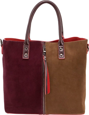 Сумка Poshete 931-390-220Z-BDK (бордовый/хаки)