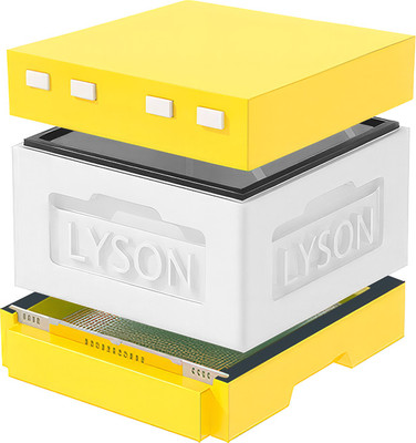 Улей Lyson ППС 12 Рамок / KR121WY (неокрашенный/желтый)