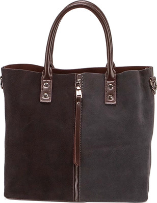 Сумка Poshete 931-390-220Z-BRG (коричневый/серый)