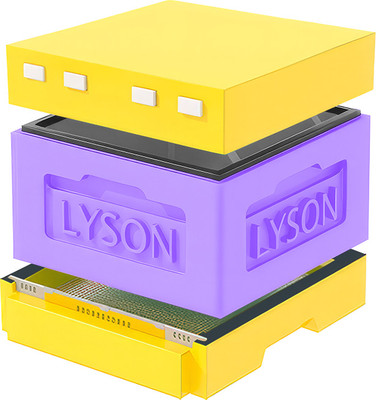 Улей Lyson ППС 12 Рамок / KR121PUY (фиолетовый/желтый)