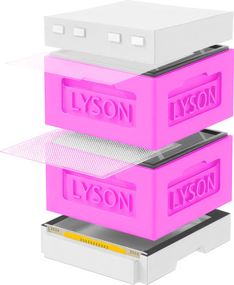 Улей Lyson Рута На 12 Рамок / KR122PW (розовый/неокрашенный)