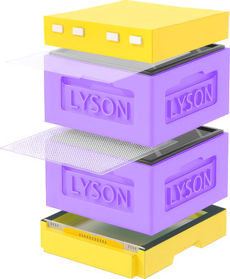 Улей Lyson Рута На 12 Рамок / KR122PUY (фиолетовый/желтый)