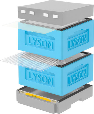 Улей Lyson Рута На 12 Рамок / KR122BG (синий/серый)