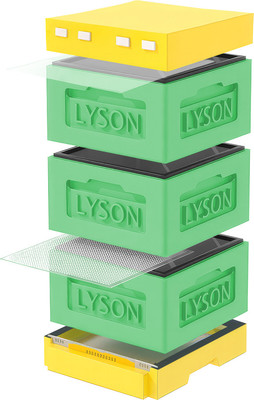 Улей Lyson Рута На 12 Рамок / KR123GY (зеленый/желтый)