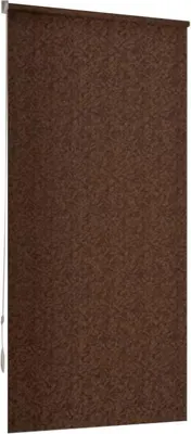 Рулонная штора Jalux Шелк Алю 13 85x160 (коричневый)