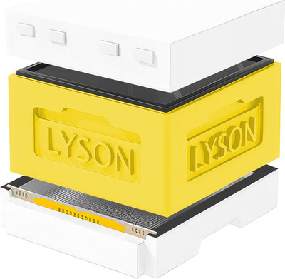 Улей Lyson ППС 12 Рамок / KR121YW (желтый/неокрашенный)