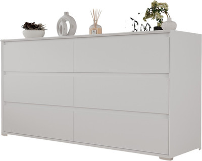 Комод Рэйгрупп Aleksa РГ-06-ВВ ARG-6-ВВ  (белый премиум)