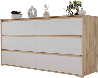 Комод Рэйгрупп Aleksa РГ-06-ЕВ ARG-6-EВ  (дуб элисон/белый премиум)