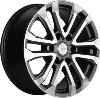 Литой диск Khomen KHW1805 LC Prado 18x7.5" 6x139.7мм DIA 106.1мм ET 25мм (Gray FP)