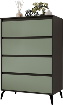 Комод Рэйгрупп Aleksa РГ-04-КZС ARG-4-KZС  (кобальт/зеленый самшит/черный)