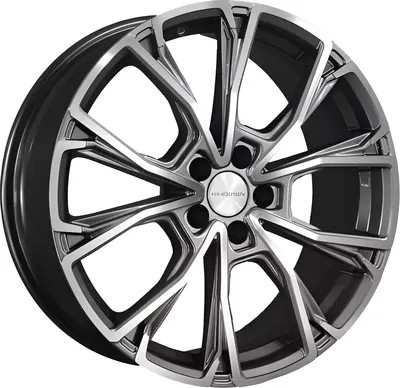 Литой диск Khomen KHW1907 Voyah Free 19x7.5" 5x120мм DIA 66.1мм ET 30мм (Gray FP)