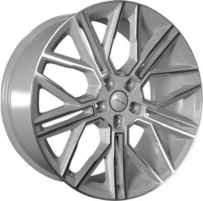 Литой диск Khomen KHW2101 Li 7/9 21x9.5" 5x120мм ET 45.5мм DIA 62.5мм (F-Silver FP)