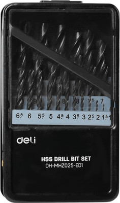 Набор сверл Deli По металлу RS 1-13мм DIN 338 / EDH-MHZ025-ED1 (25шт)
