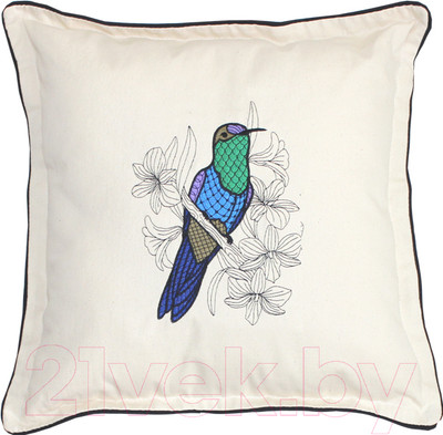 Подушка декоративная MATEX Колибри / 01-522 (белый)
