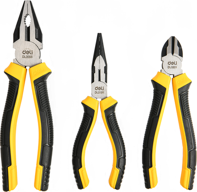 Набор губцевого инструмента Deli EDL0003-3 (3шт)