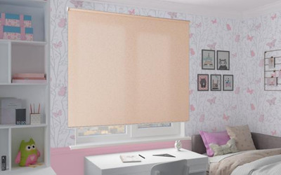Рулонная штора Jalux N 2070 145x160 (персиковый)