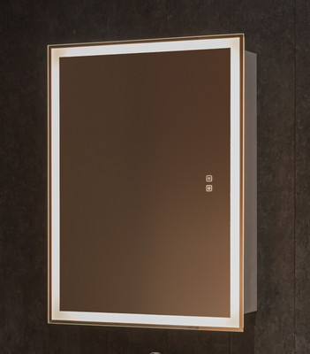 Шкаф с зеркалом для ванной Silver Mirrors Киото Flip 60x80-2.2 / LED-00003023