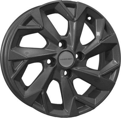 Литой диск Khomen KHW1406 Honda Civic 14x5.5" 4x100мм DIA 56.1мм ET 45мм (Gray)